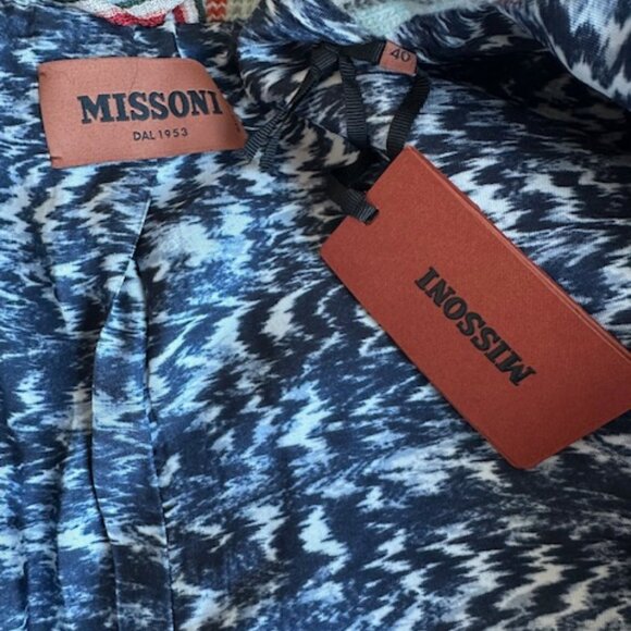 Missoni Plaid Wool Coat PRISTINE NWT - Italian size 40/US 6 - Picture 8 of 10